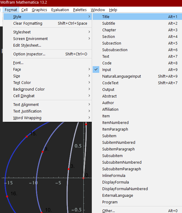 Mathematica notebook style menu 2024-02-04 h5vJ