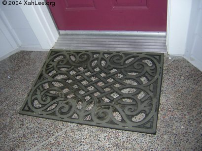 curlicue doormat