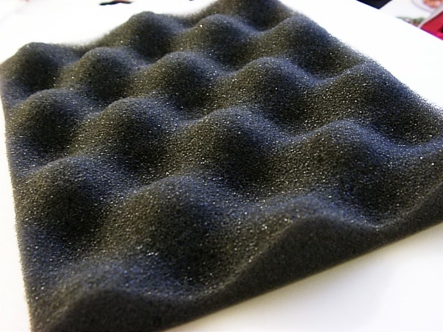 wave surface packaging sponge