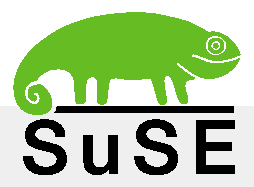 suse linux logo chameleon
