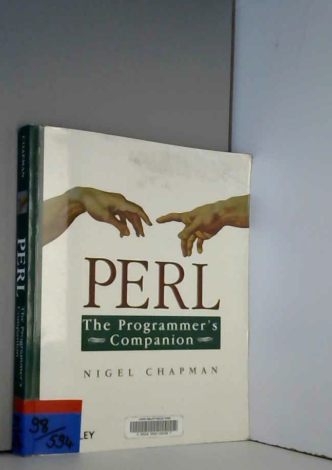 Perl The Programmers Companion X25BZ