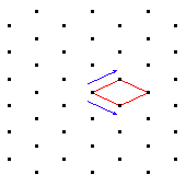 rhombic lattice