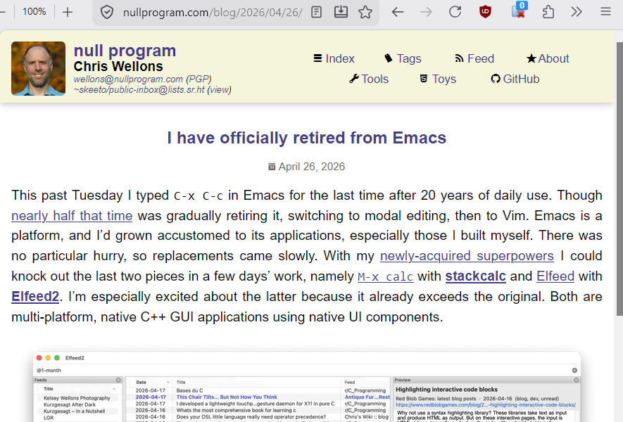 Chris Wellons stop emacs 2026-04-27 0d9c7