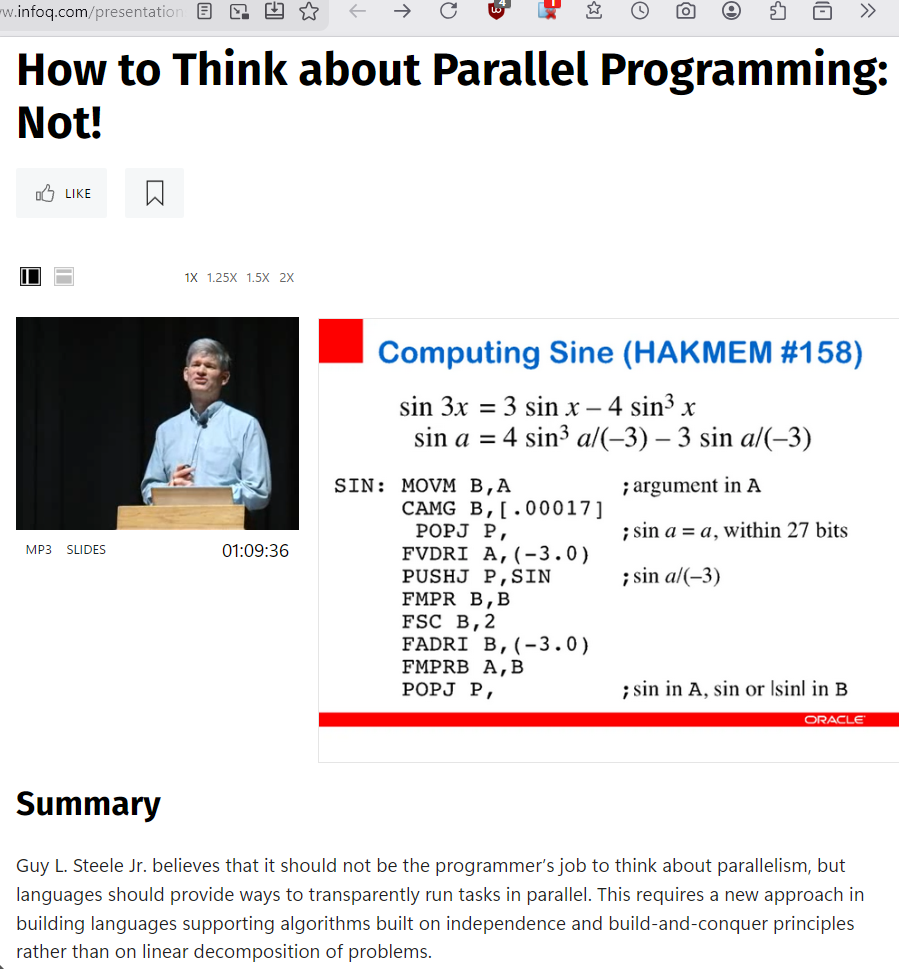 Guy Steele parallel programing SMzV5
