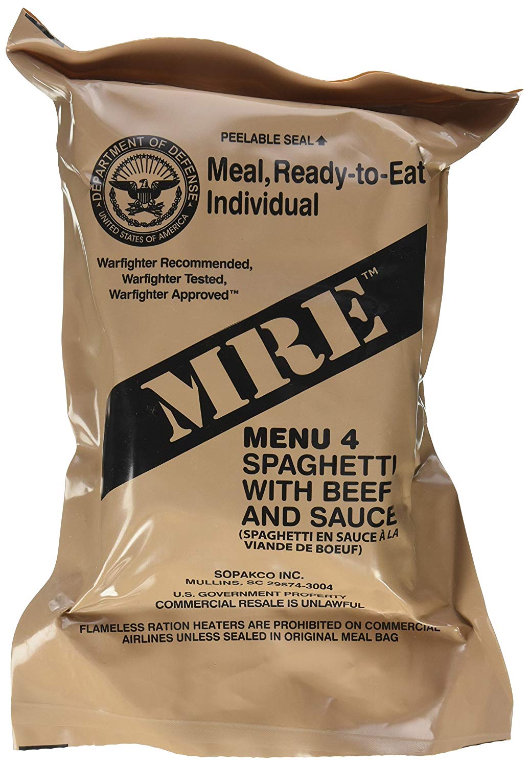 MRE meal ready to eat a7217