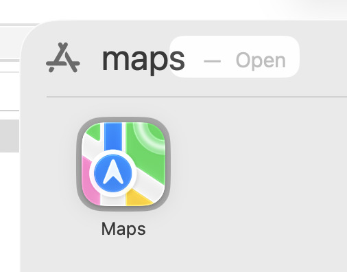 MacOS Liquid Glass app search bubble 2025-12-12