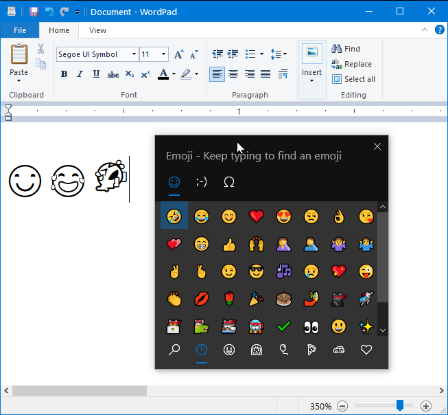 Windows 10 emoji panel 2021-02-16