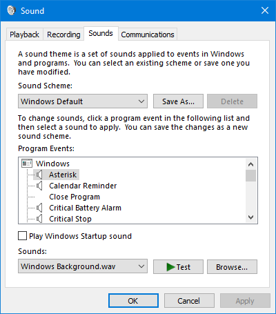 Windows 10 sound UI dialog 2021-01-09 96Jkc