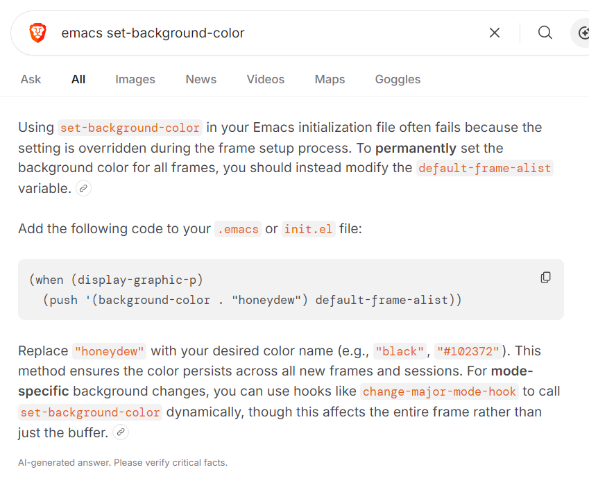 ai emacs set background color 2026-08-10 25104 ll