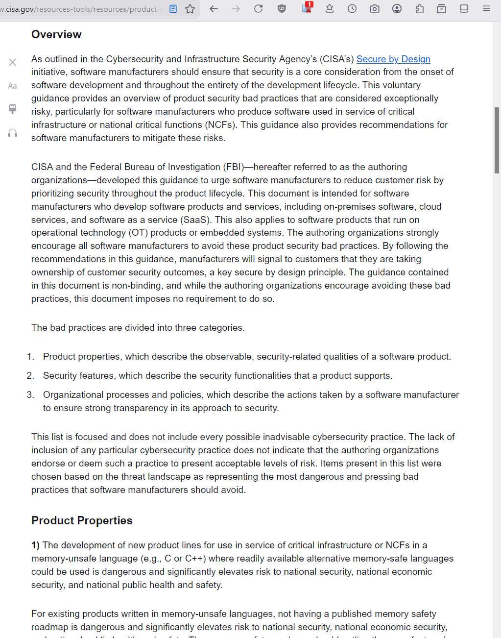 cisa on c lang 2026-05-18 145f2