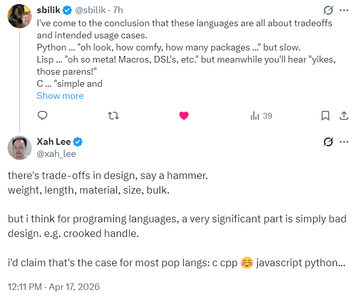 comp lang tradeoffs vs bad design 2026-04-17