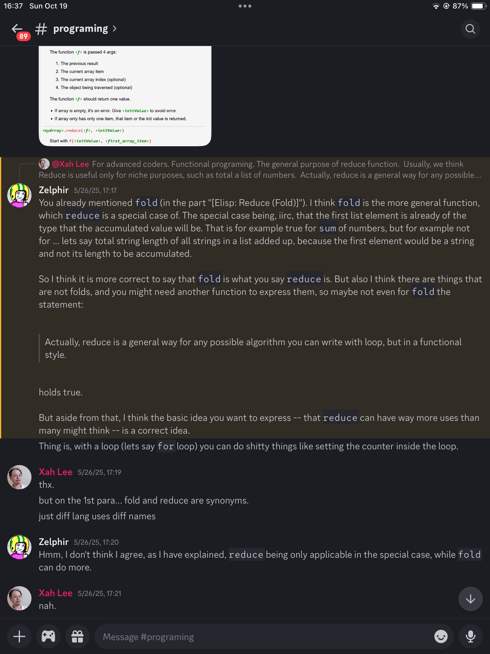 fold reduce xah discord 2025-05-26 1