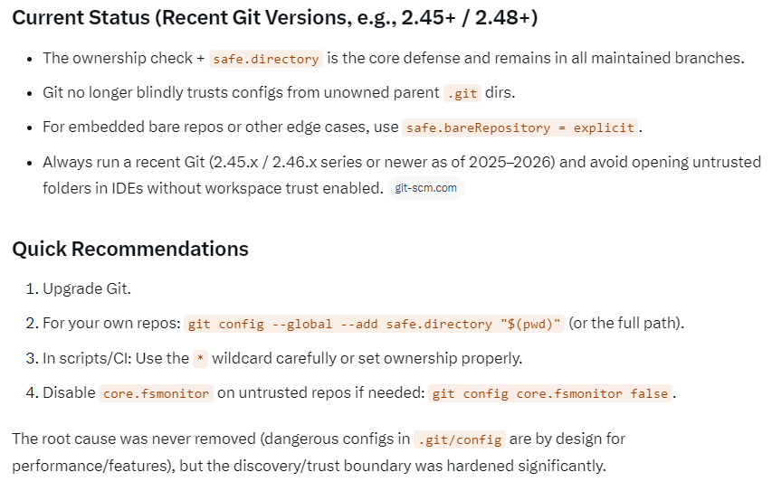 git security fsmonitor 2026-04-17 1dd14