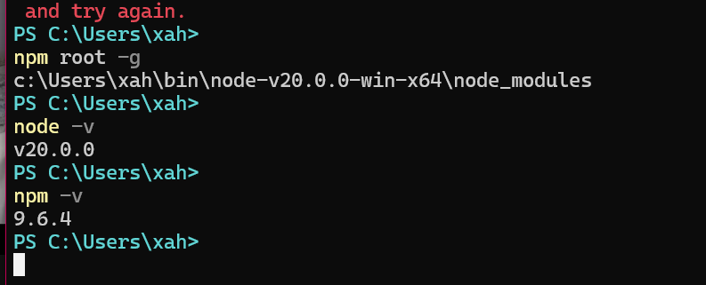 npm powershell 2026-07-06 2a943 ll