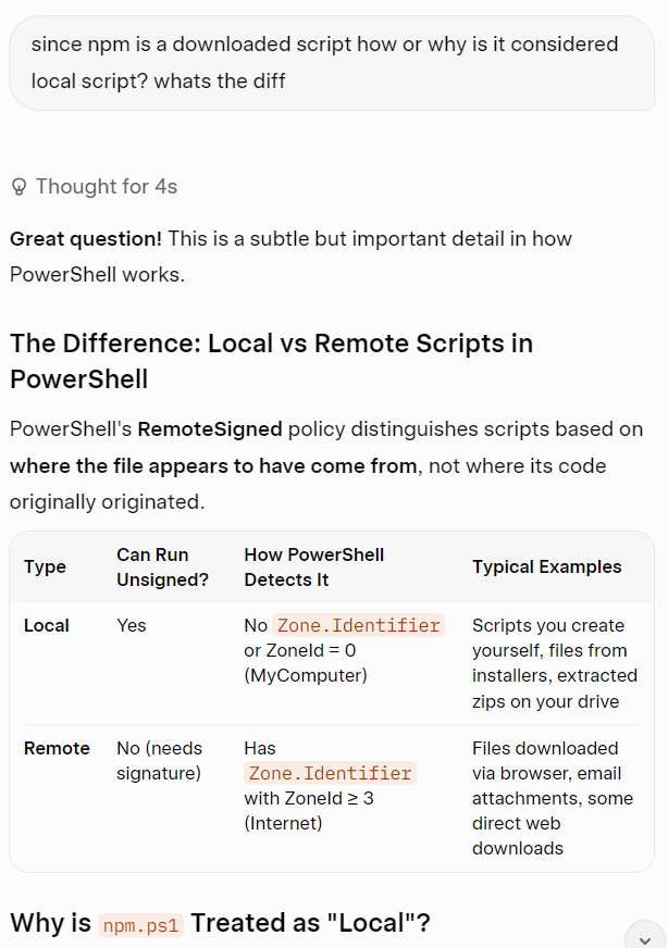 npm powershell 2026-07-06 2c77f ll