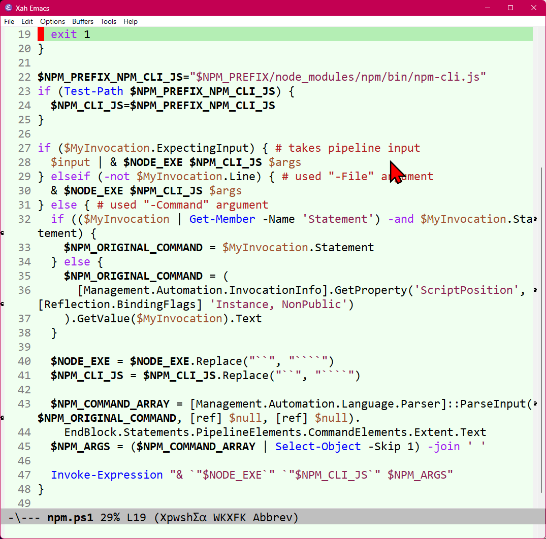 npm powershell 2026-07-06 2cc36 ll