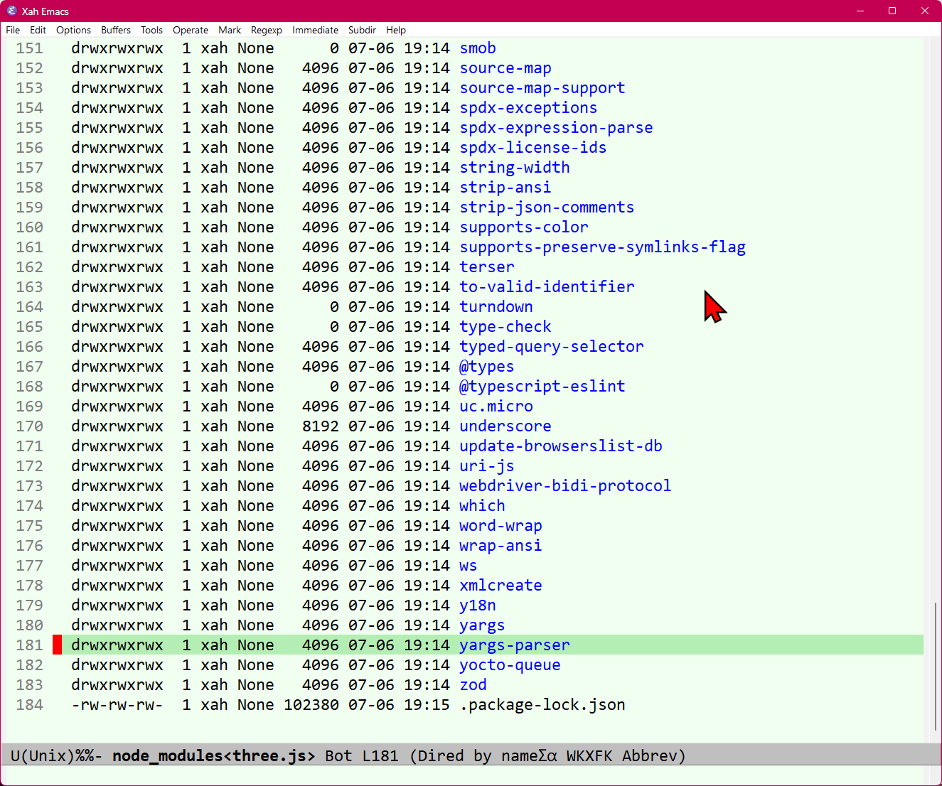 npm three js 2026-07-06 2ecd5 ll