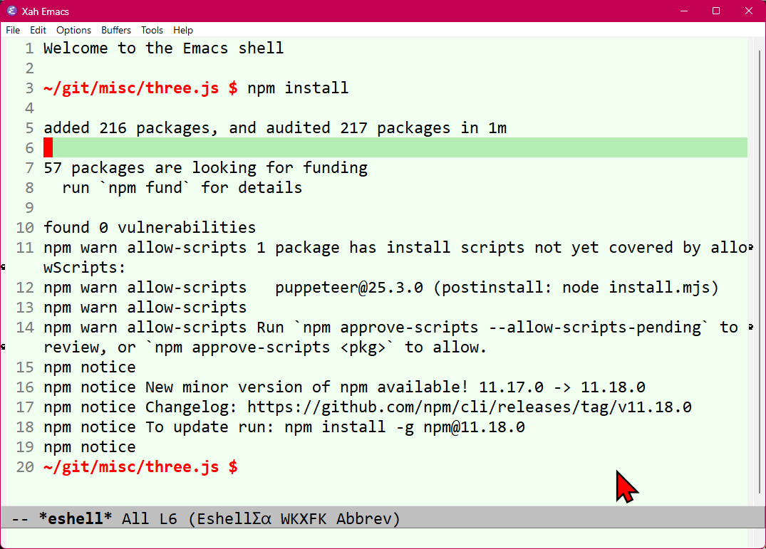 npm tree js 2026-07-06 2f666 ll