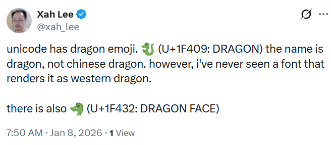 twitter twemoji font dragon emoji 2026-01-08 1252a