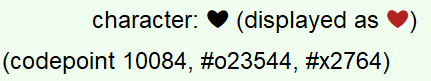 unicode heart 2026-06-18 20424