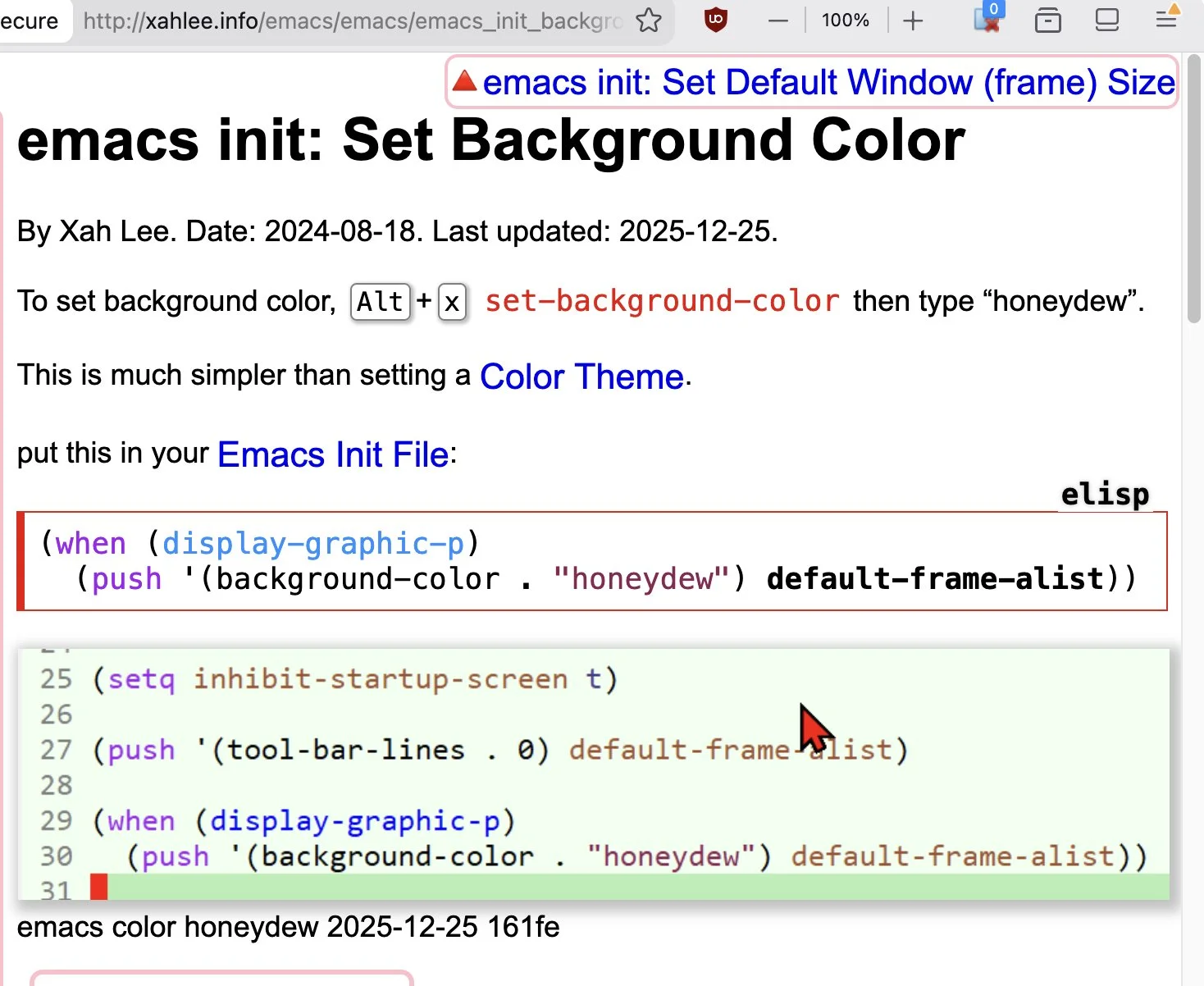 xah emacs set background color 2026-08-10 BYSJj ls
