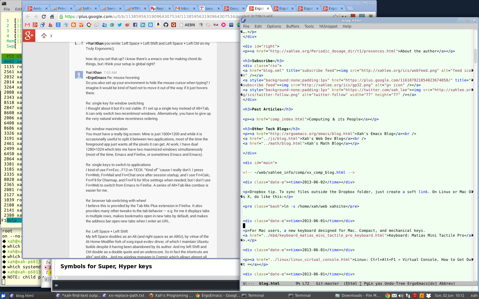 xah Linux desktop 2013-06-02