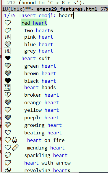 emacs29 emoji-search 2023-08-15 D6q4