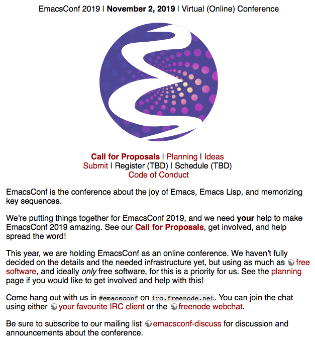 emacs conference 2019-07-29 wv666