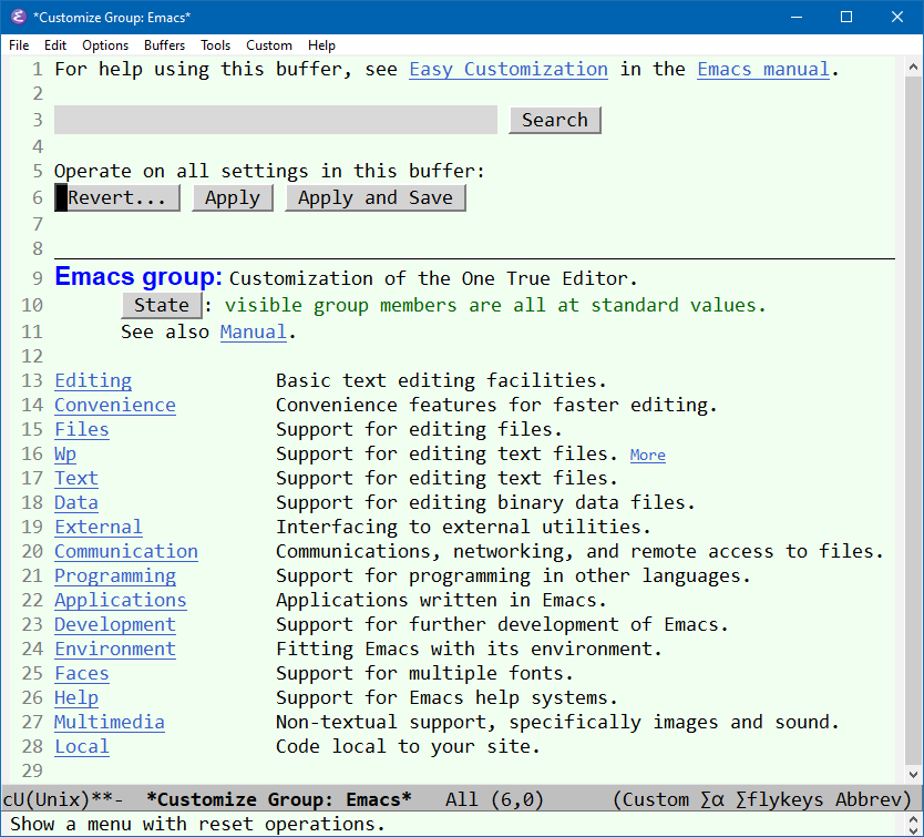 emacs customize 2021-09-17 5Pxwr