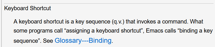 emacs glossary keybinding 2024-06-22