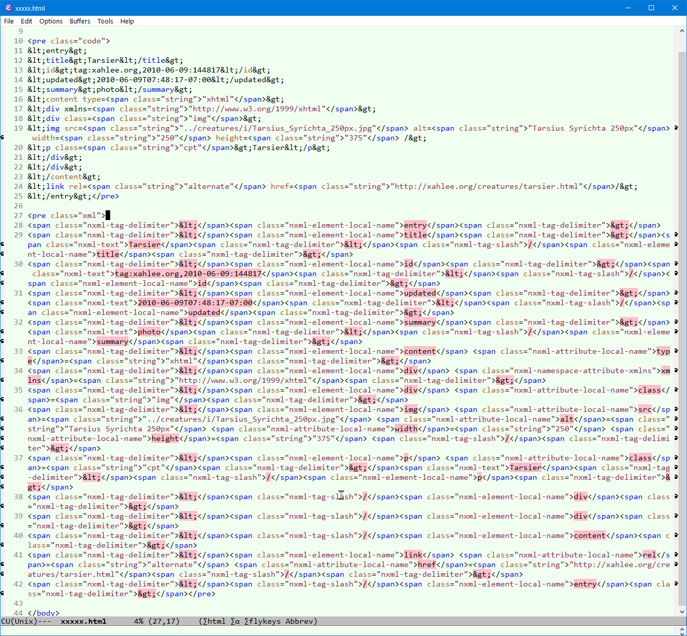 emacs htmlize nxml-mode 2021-03-19 FkCRc