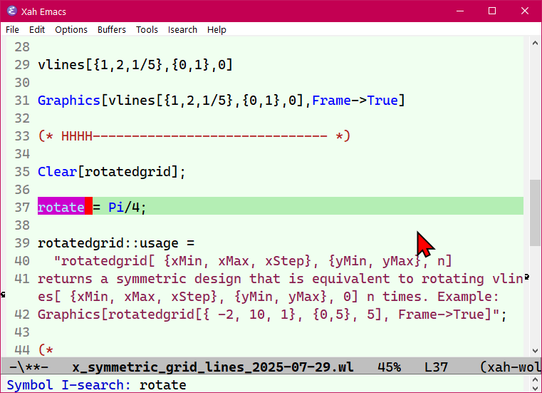 emacs isearch symbol 2025-08-09 29c92