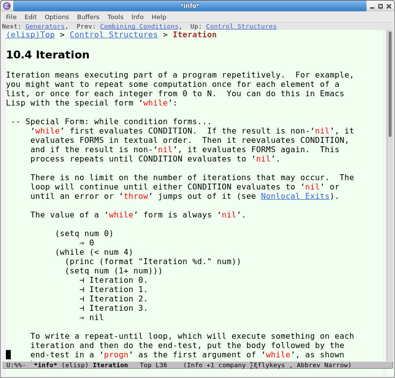 emacs lisp doc tack symbol