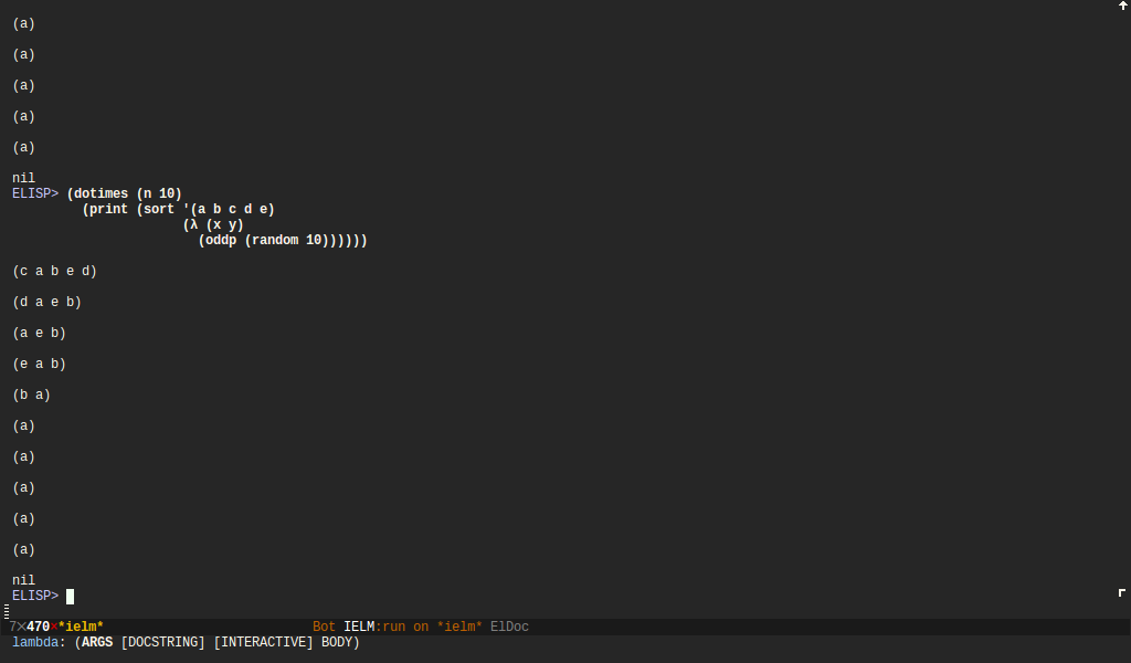 emacs lisp sort problem