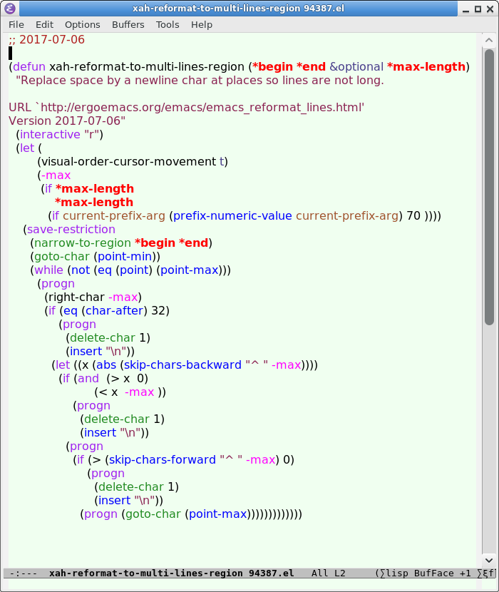 emacs lisp whim justification yak shaving 2017 07 06