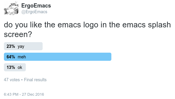 emacs logo poll 2016 12 27