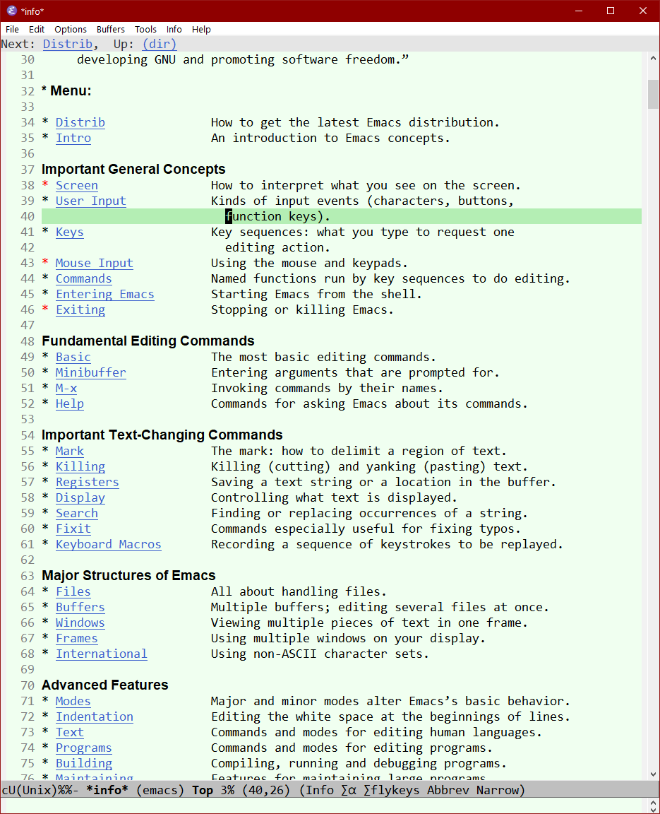 emacs manual 2023-11-10
