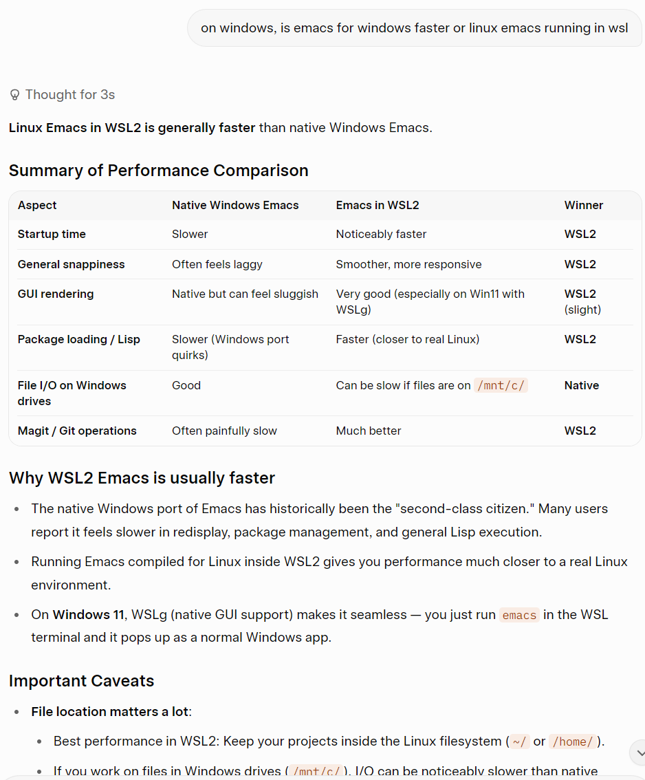 emacs msw vs wsl 2026-05-24 2d0e1
