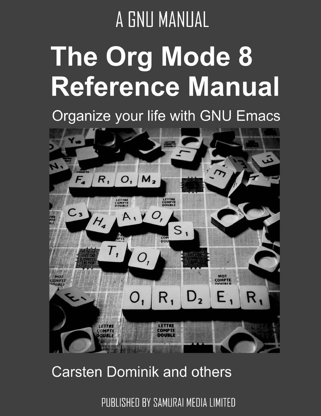 emacs org mode manual cover