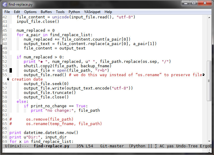 emacs python highlight indent 2-2