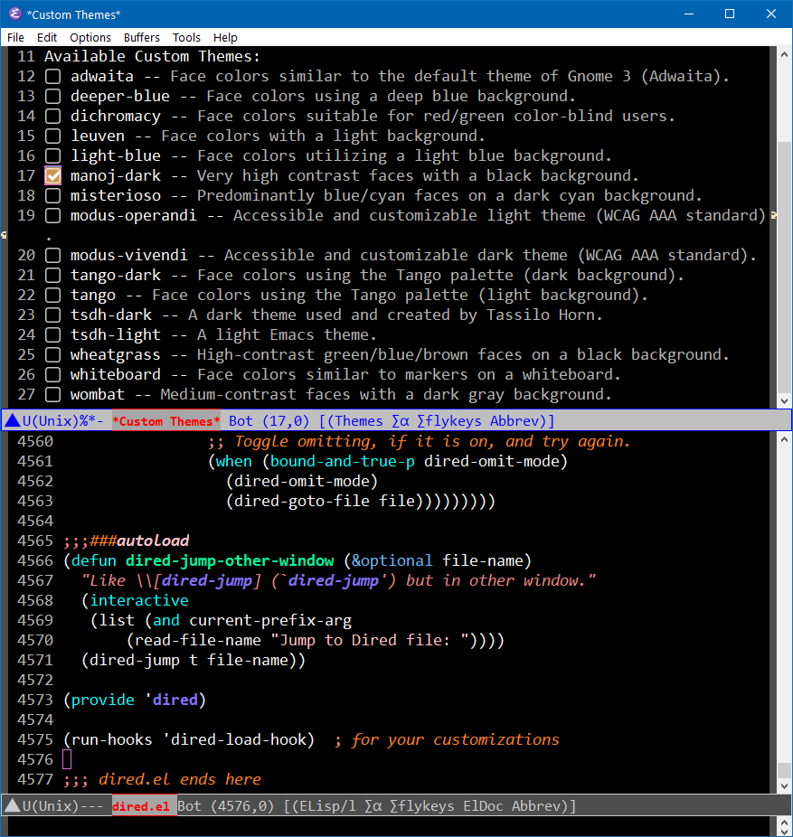 emacs theme manoj-dark 2022-05-23 145949