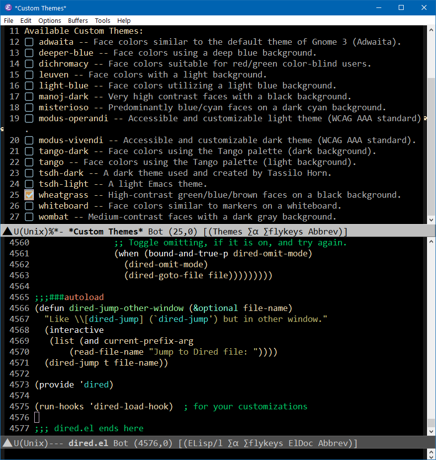 emacs theme wheatgrass 2022-05-23 150108