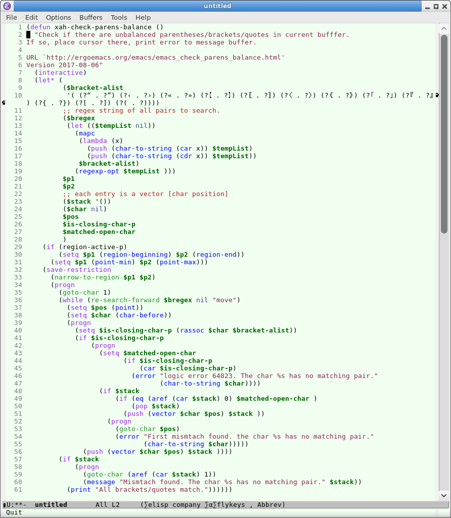 emacs validate parens balance 29244