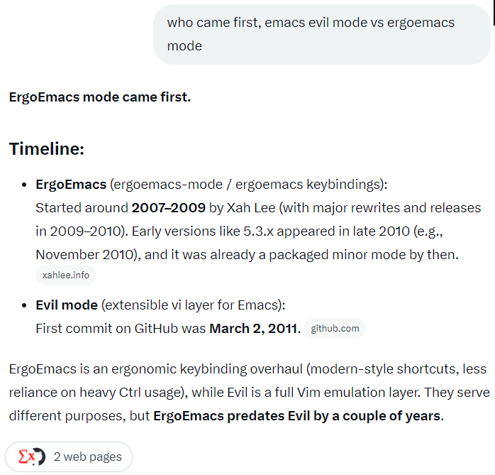 evil mode vs ergoemacs mode 2026-03-30 13a9b