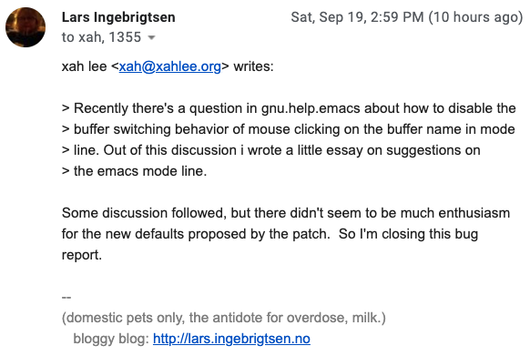 gnu emacs bug 1355 email 2020-09-20 q6mTV