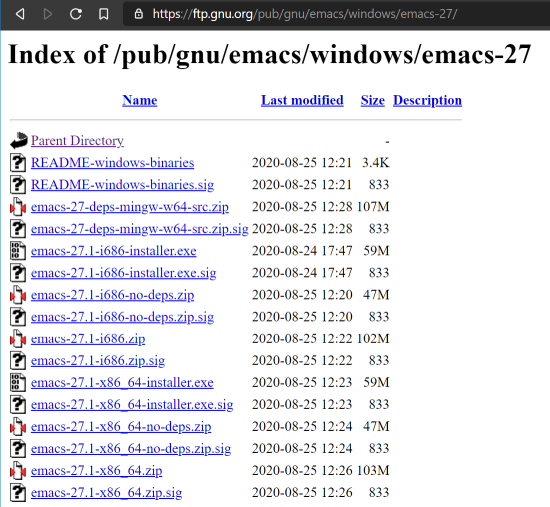 gnu emacs windows download 2020-11-13 YN2Hx2