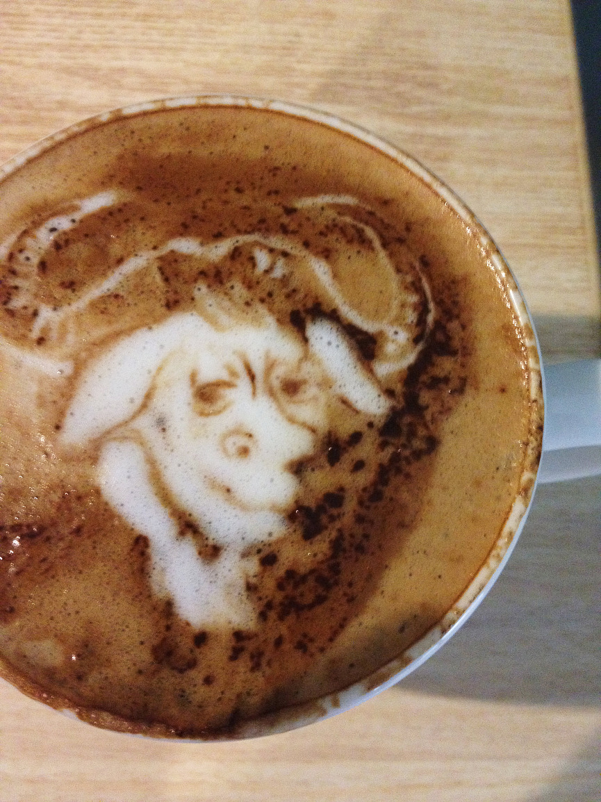 gnu logo latte art s865x1154