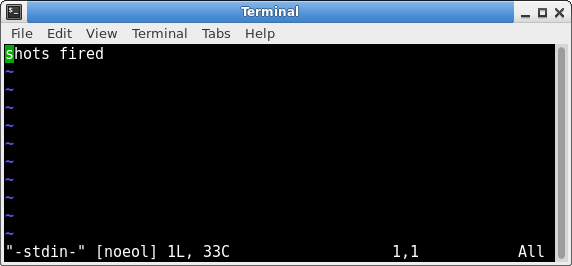 vim unicode shots fired 2017 07 04