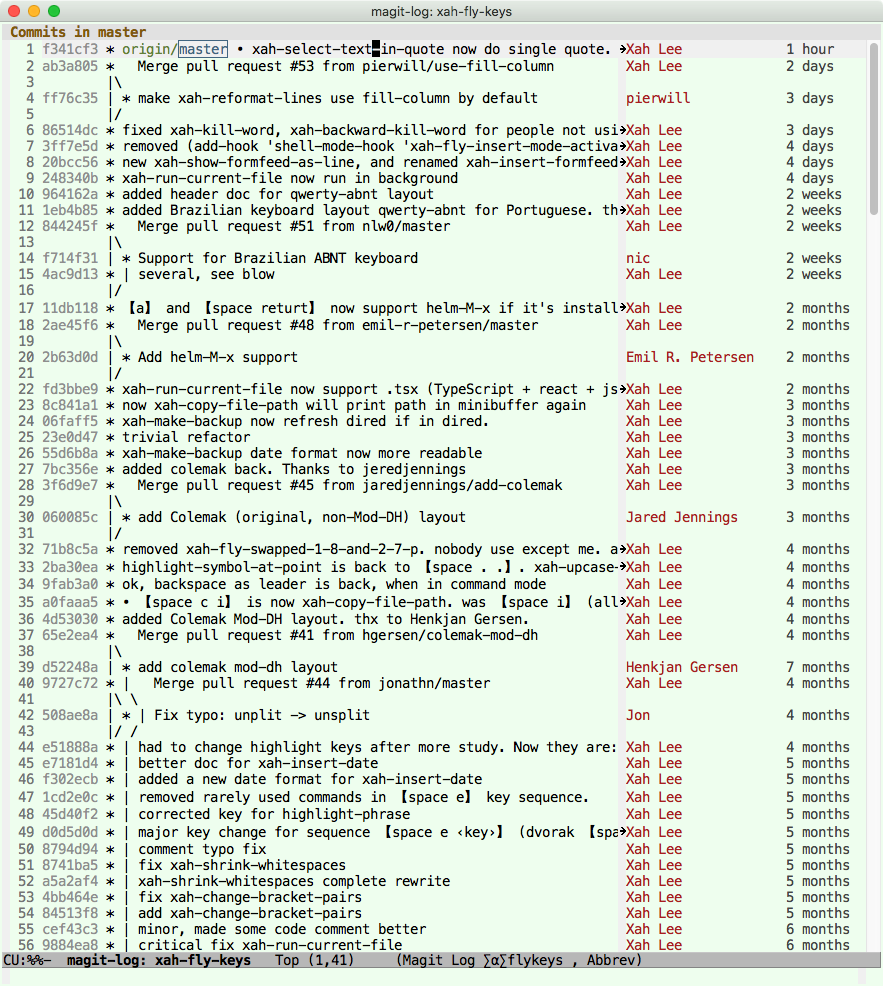 xah-fly-keys commit log  2018-09-03 f525a