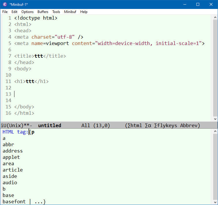 xah html mode insert tag 2021-09-18